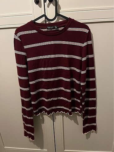 Bershka bordo triko
