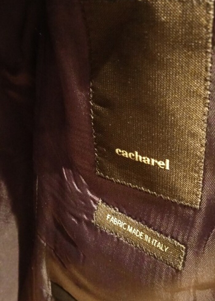 Cacharel erkek ceket İtalyan markası iyi durumda  - Görsel 5