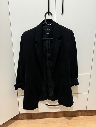 Siyah blazer ceket