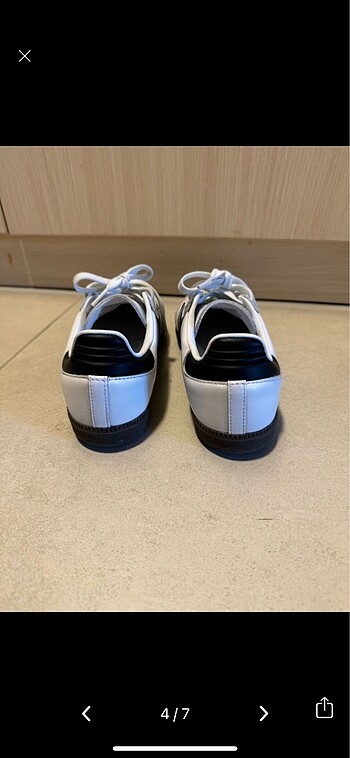 38,5 Beden beyaz Renk Adidas Samba Orijinal