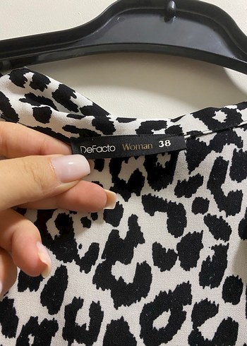 Gri Zebra Desenli Uzun Kadın Elbise - Görsel 4