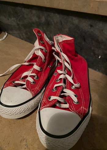 Kırmızı Kadın Converse