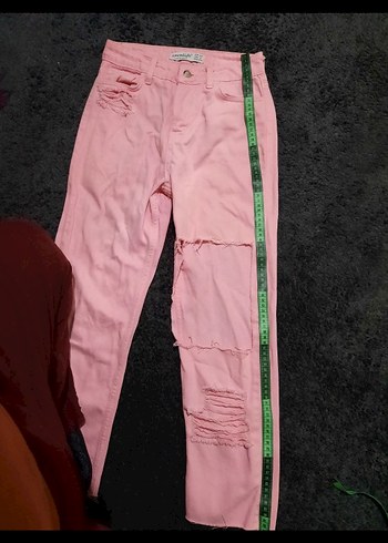 Pembe Midi Street Wear Kot Pantolon