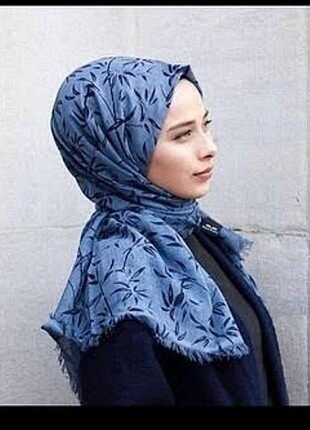 Freshscarf zeytin dalı desenli şal