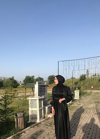 38 Beden siyah Renk Tesettür abiye