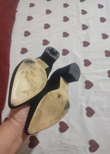 39 Beden siyah Renk topuklu ayakkabı