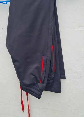 Siyah Rahat Kesim Erkek Eşofman Altı - Görsel 2