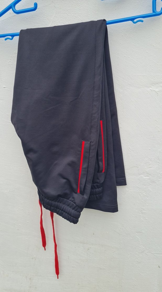 Siyah Rahat Kesim Erkek Eşofman Altı - Görsel 2