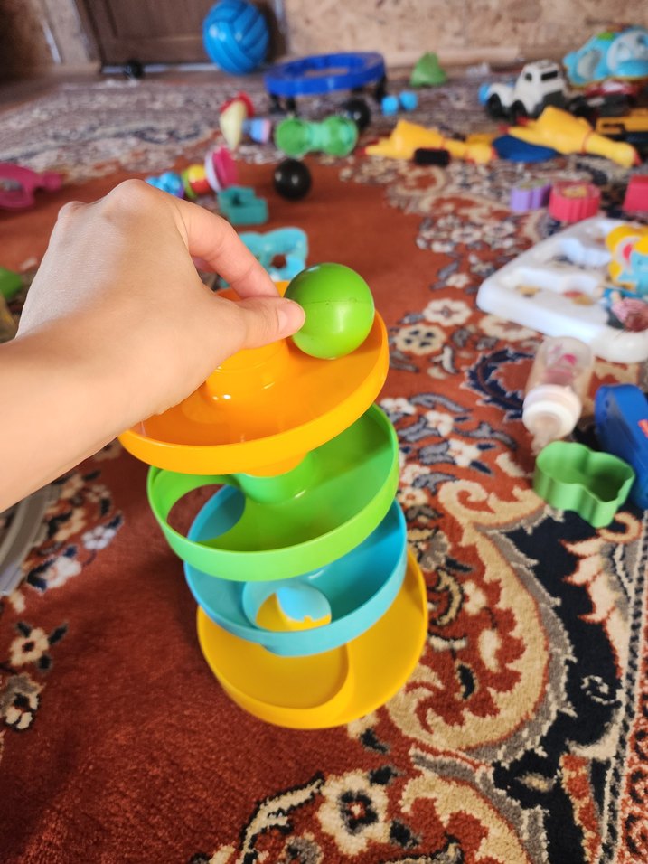 Renkli Eğitici Top Oyuncak - Görsel 2