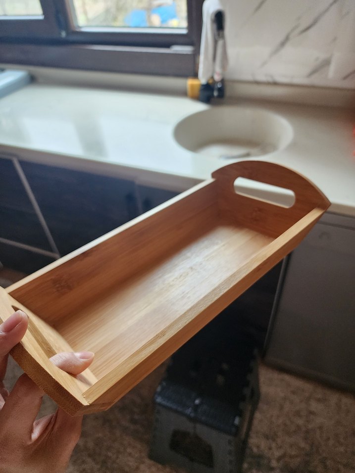 Ahşap Kesme Gereçleri Tutucu Sepet - Görsel 3