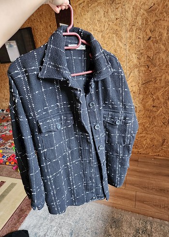 Siyah Kareli Uzun Kollu Kadın Gömlek - Görsel 4