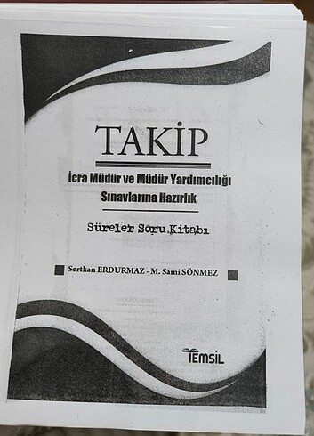 Takip süreler soru kitabı 