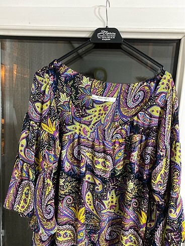 Zara Renkli Elbise