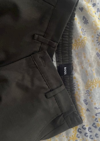 Hugo Boss Boss Koyu Kahverengi Rahat Kesim Pantolon