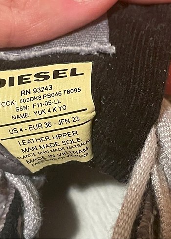 Diesel 36 numara orijinal ayakkabı - Görsel 4
