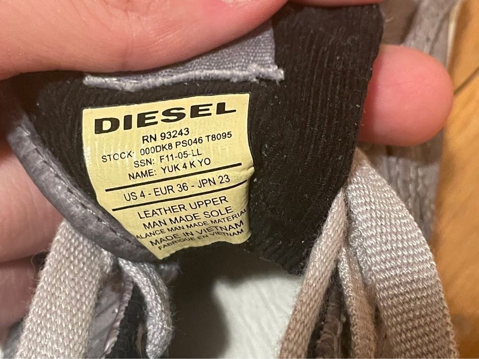 Diesel 36 numara orijinal ayakkabı - Görsel 4
