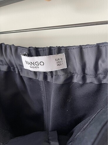 34 Beden Mango dar kesim pantolon
