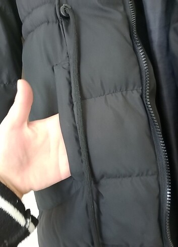 38 Beden siyah Renk Şişme mont 