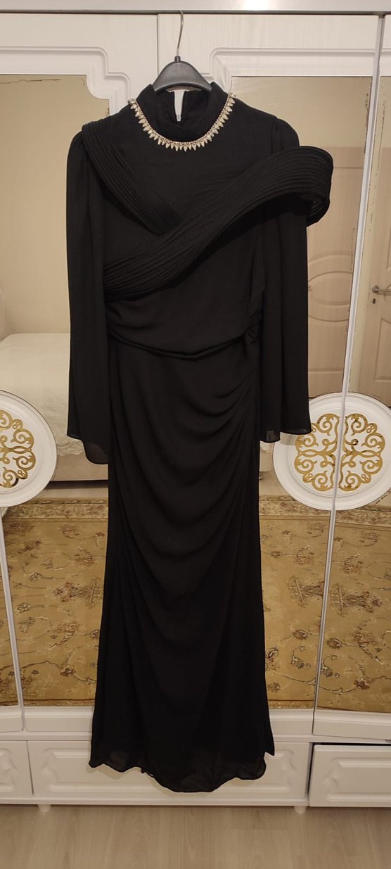 taşlı Detaylı Siyah Gotik Kadın Vücut taşlı - Görsel 2