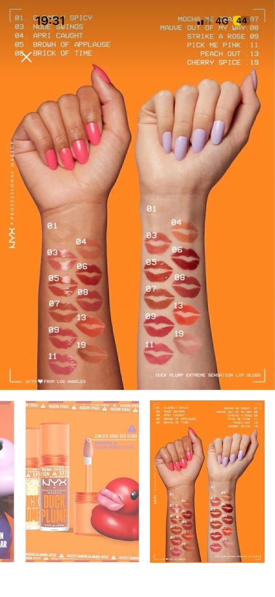 NYX Duck Plump Dudak Parlatıcısı 05 Brown of Applause - Görsel 2