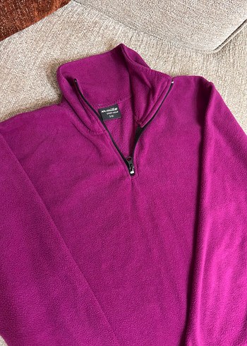 Mor Yarım Fermuarlı  Polar - Görsel 3