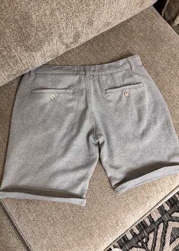 Gri Rahat Kesim Erkek  Şort - Görsel 4