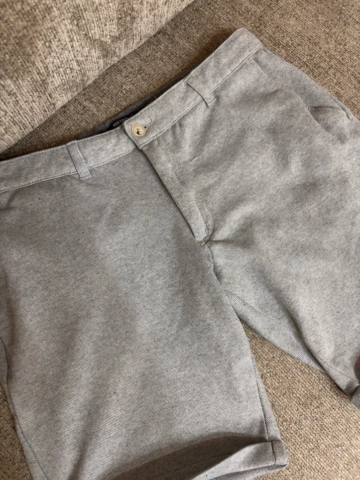 Gri Rahat Kesim Erkek  Şort - Görsel 2