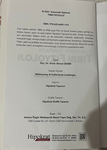  Beden Sistematik İlişkilerle Tıbbi Fizyoloji Kitabı