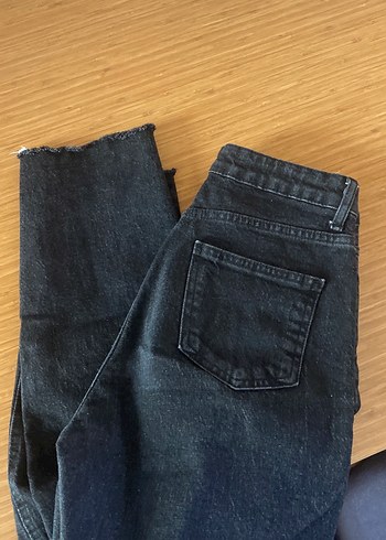 Siyah Kadın Denim Pantolon - Görsel 5