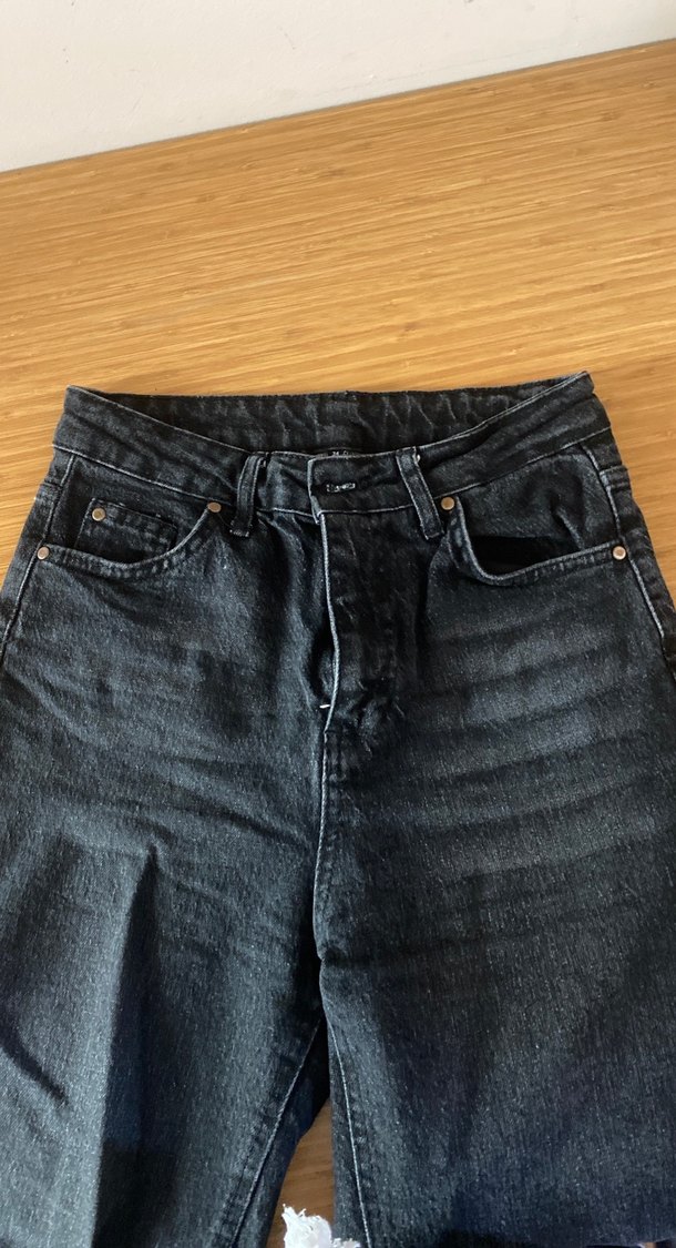 Siyah Kadın Denim Pantolon - Görsel 2