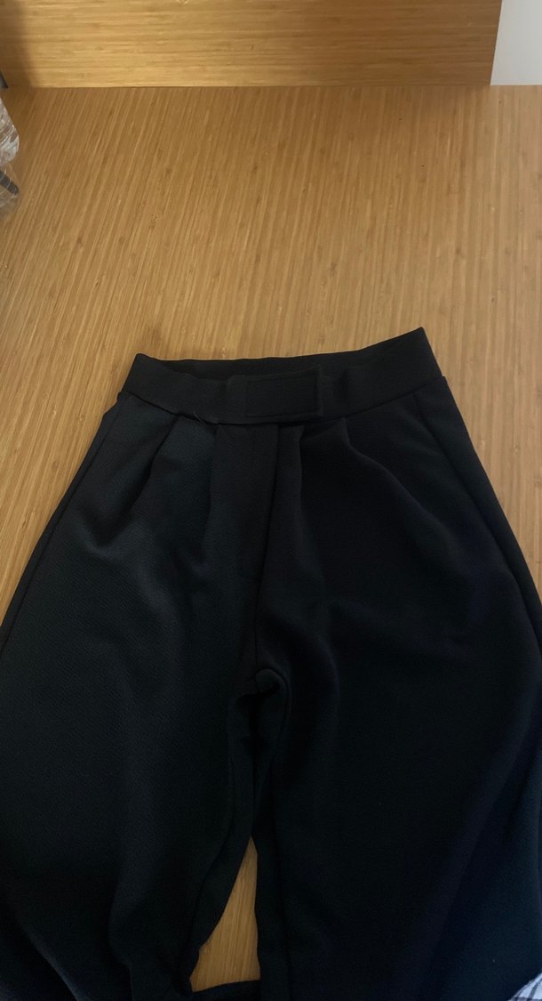 Siyah Kadın Kumaş Pantolon - Görsel 2