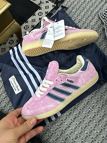 Adidas Samba Pink/Navy Blue