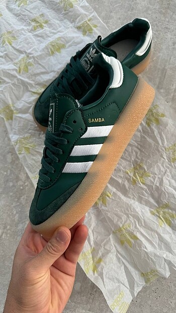 Adidas Adidas Samba Green/White