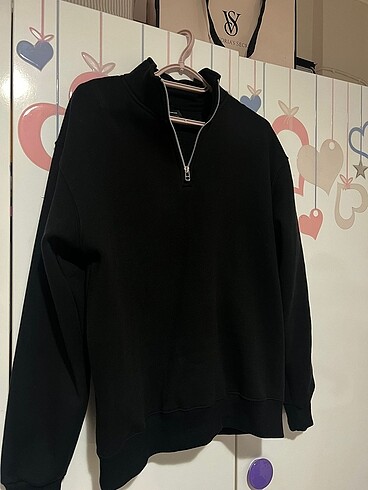 yarım fermuarlı sweatshirt