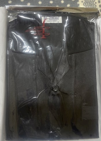 Siyah Kuşaklı Erkek Pijama Takımı - Görsel 3