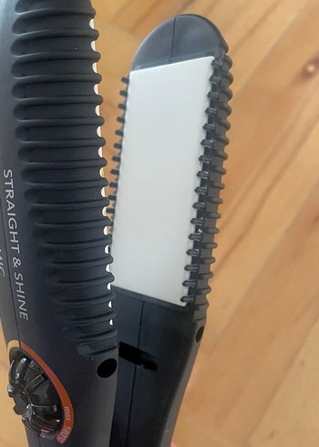 Seramik Siyah Saç Düzleştirici Isı Ayarlı - Görsel 3