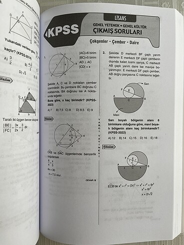  Beden KPSS Tüm Dersler Çıkmış Sorular Kitabı