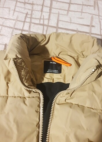 m Beden bershka şişme mont bej 