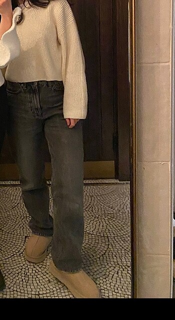 zara gri jean