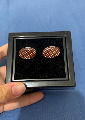 Bordo-Metalik Beymen Club Kol Düğmeleri