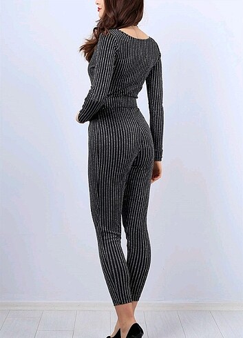 Çizgili tulum  - Görsel 2