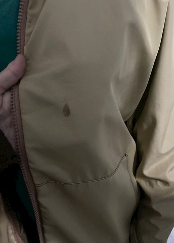 Bej Parlak kadın Midi Yağmurluk - Görsel 6