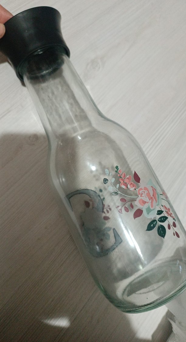 Çiçek Desenli s harfli sürahi - Görsel 3