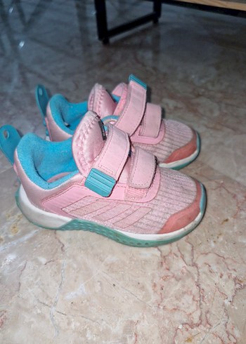 Kız Çocuk Pembe Pastel Sneaker Velcro - Görsel 3