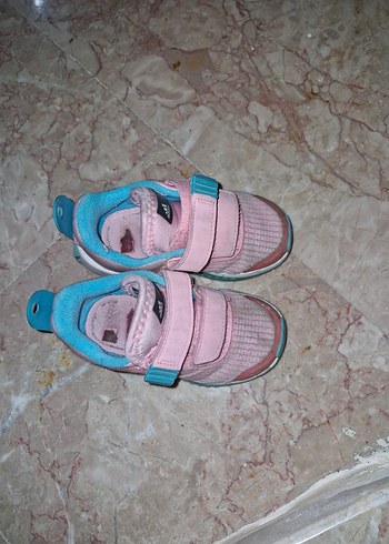 Kız Çocuk Pembe Pastel Sneaker Velcro - Görsel 2