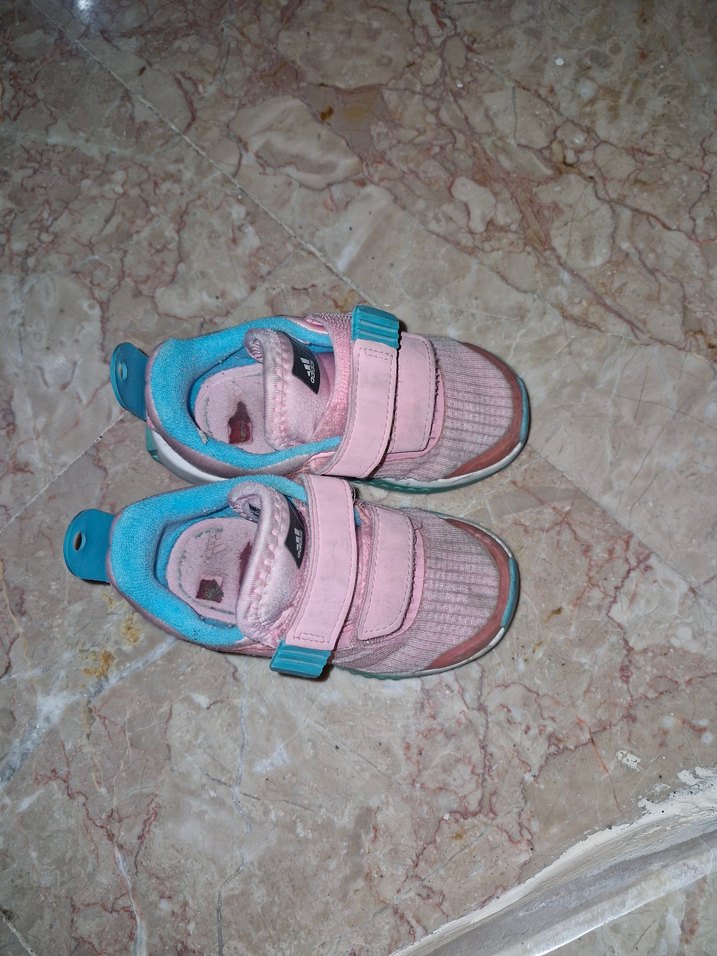 Kız Çocuk Pembe Pastel Sneaker Velcro - Görsel 2