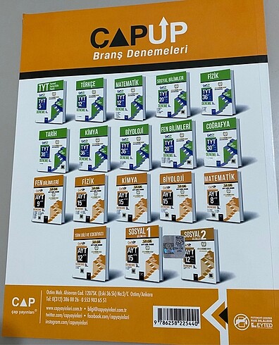 ÇAP AYT Kimya Deneme