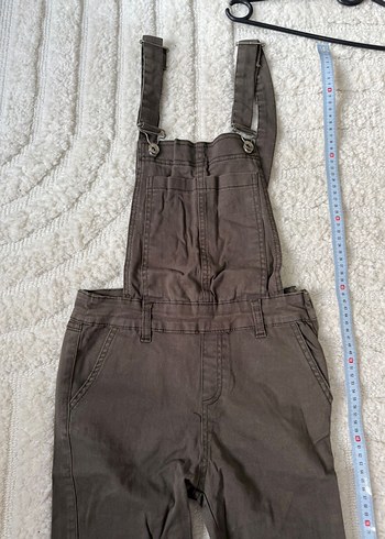 Kadın haki kısa tulum - Görsel 2