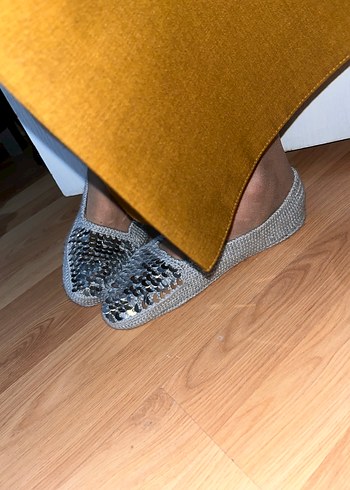 Gri el  Örgü Boncuklu patik - Görsel 3