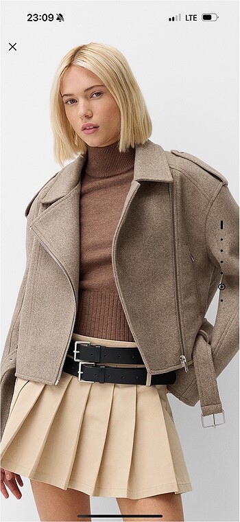 BERSHKA biker ceket